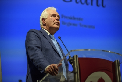 Inaugurazione congiunta dell’a.a. 2022/2023 - 09/01/2023 <br> Eugenio Giani, Presidente della Regione Toscana. Foto: Antonio Viscido