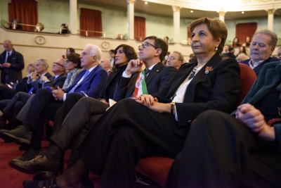 Inaugurazione congiunta dell’a.a. 2022/2023 - 09/01/2023 &lt;br&gt;Da destra: Rosa Maria Di Giorgi, Dario Nardella, Anna Maria Bernini e Eugenio Giani. Foto: Antonio Viscido