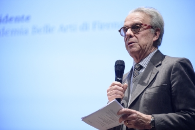 Il Presidente dell’Accademia di Belle Arti di Firenze prof. Carlo Sisi - ph. credits: Antonio Viscido